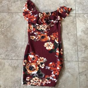 Off the shoulder dress